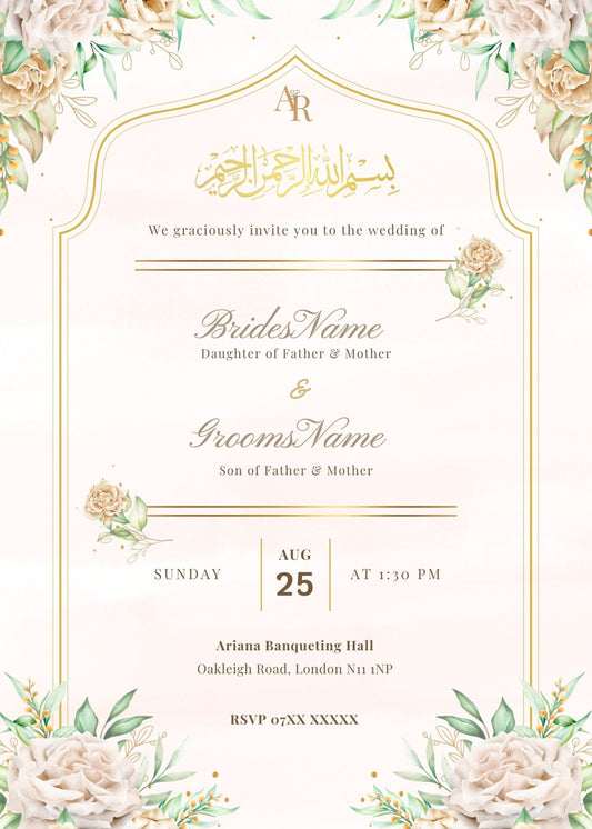 Digital Wedding invite - Video & Picture