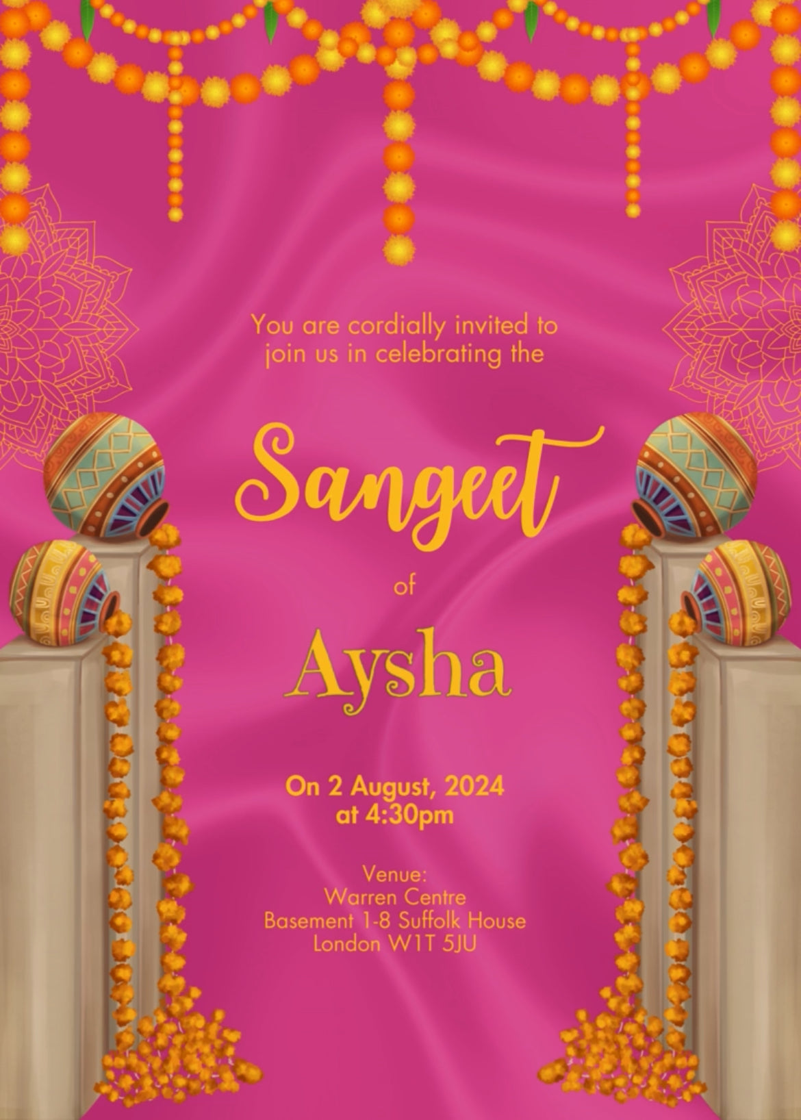 E-invite - for WhatsApp, iMessage