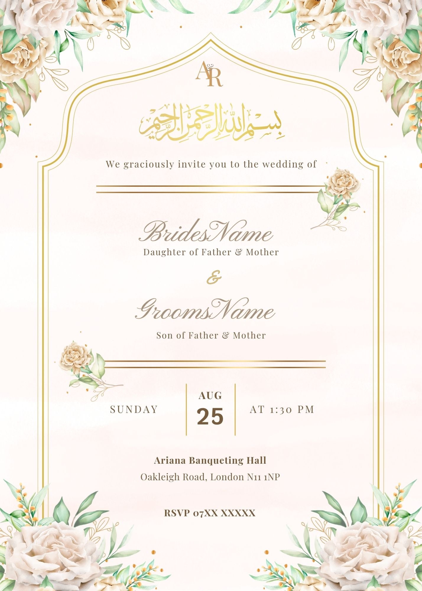 Digital Wedding invite - Video & Picture